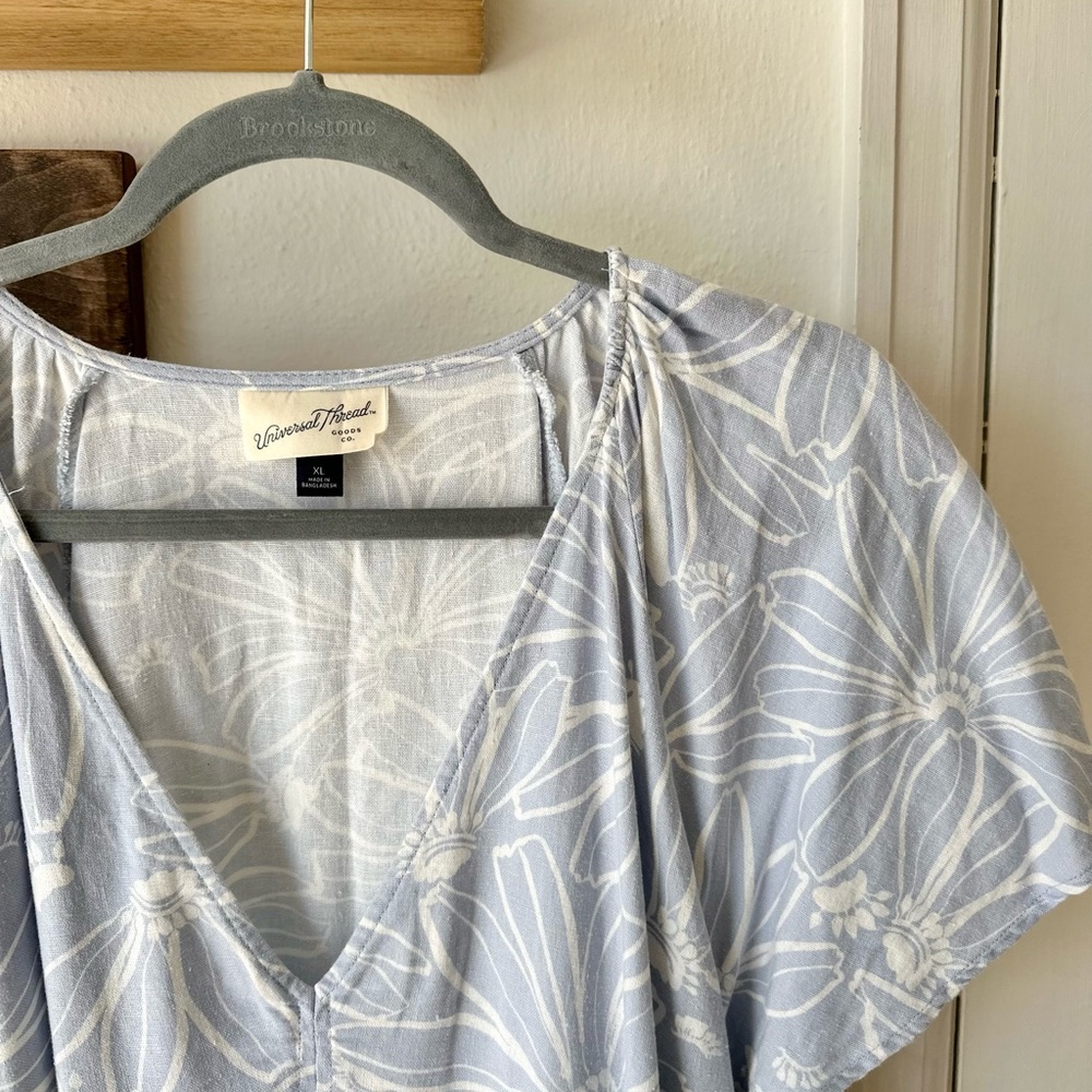 Light Blue Floral Dress
